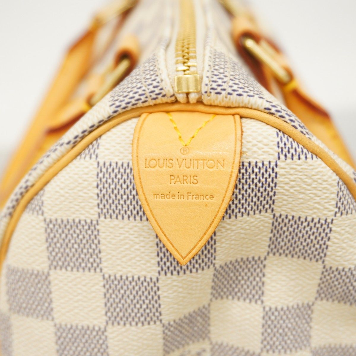 Louis Vuitton Handbag Damier Azur Speedy 25 White — view 5