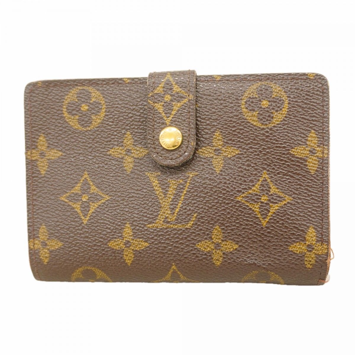 Louis Vuitton Wallet Monogram Porte-Monnaie Vier Viennois Brown