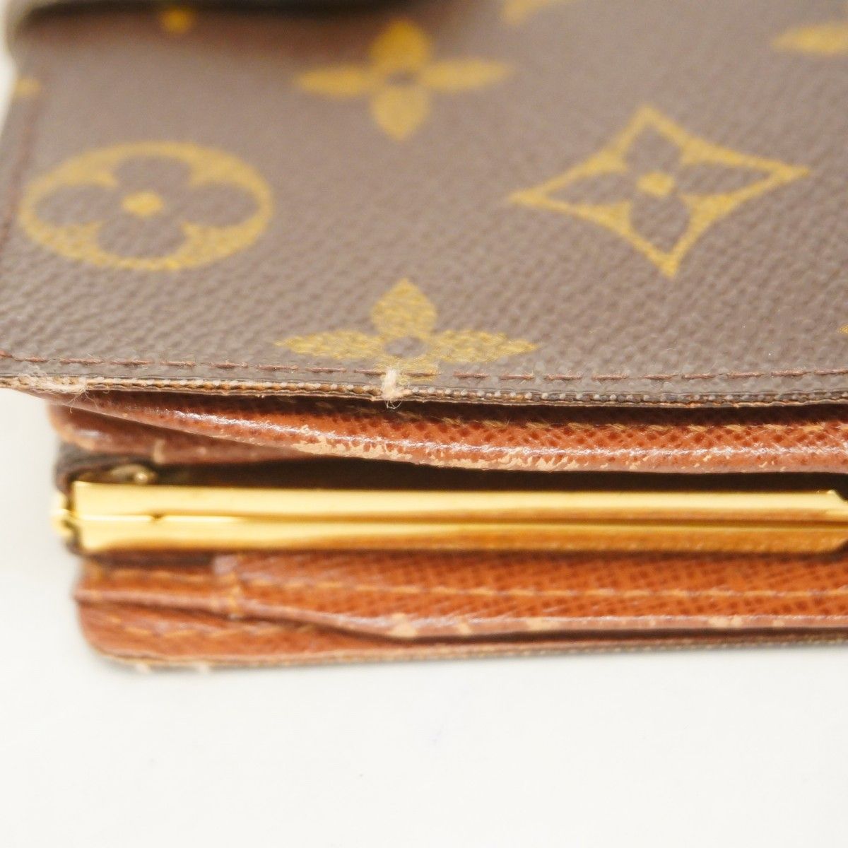 Louis Vuitton Wallet Monogram Porte-Monnaie Vier Viennois Brown — view 6