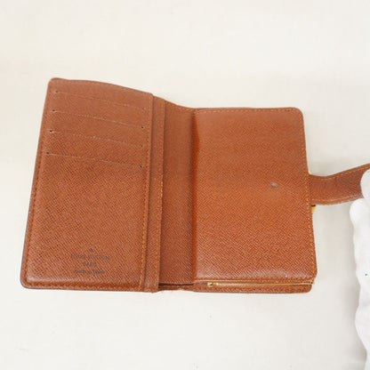 Louis Vuitton Wallet Monogram Porte-Monnaie Vier Viennois Brown — view 3