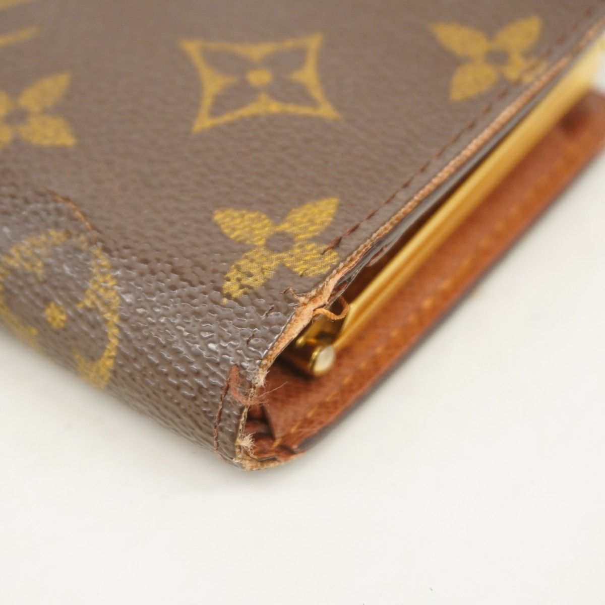 Louis Vuitton Wallet Monogram Porte-Monnaie Vier Viennois Brown — view 5