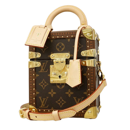 Louis Vuitton Handbag Monogram Camera Box Brown 2-Way