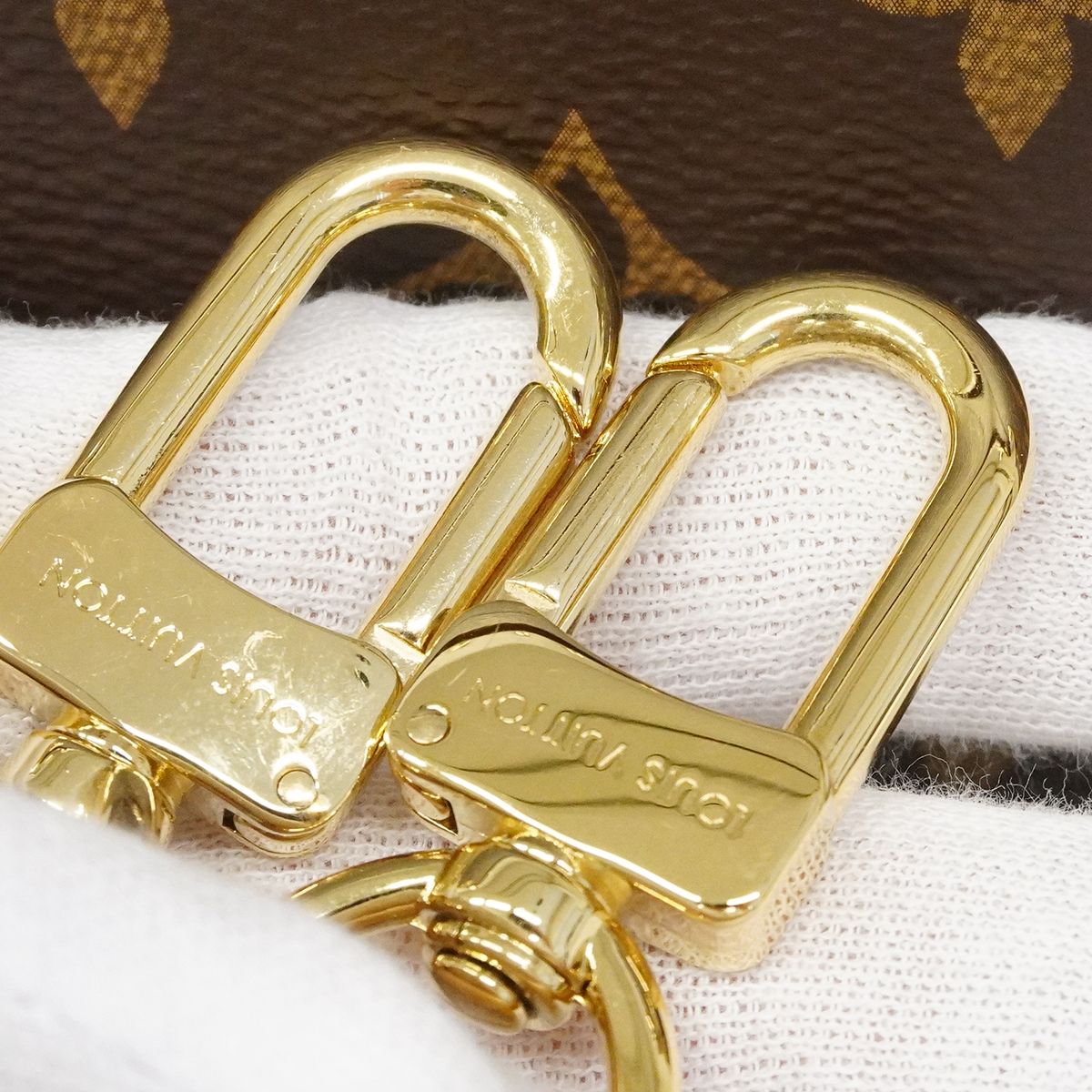 Louis Vuitton Handbag Monogram Camera Box Brown 2-Way — view 7