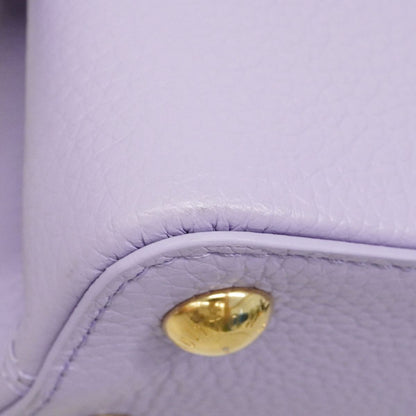 Louis Vuitton Handbag Taurillon Capucines BB Purple 2-Way — view 7