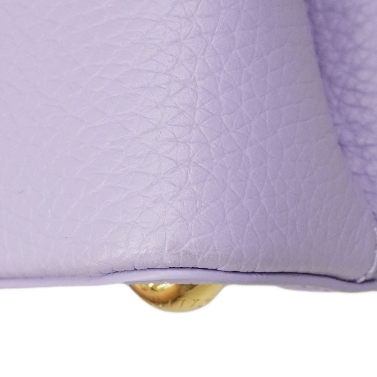 Louis Vuitton Handbag Taurillon Capucines BB Purple 2-Way — view 6