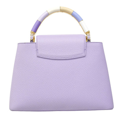Louis Vuitton Handbag Taurillon Capucines BB Purple 2-Way — view 9