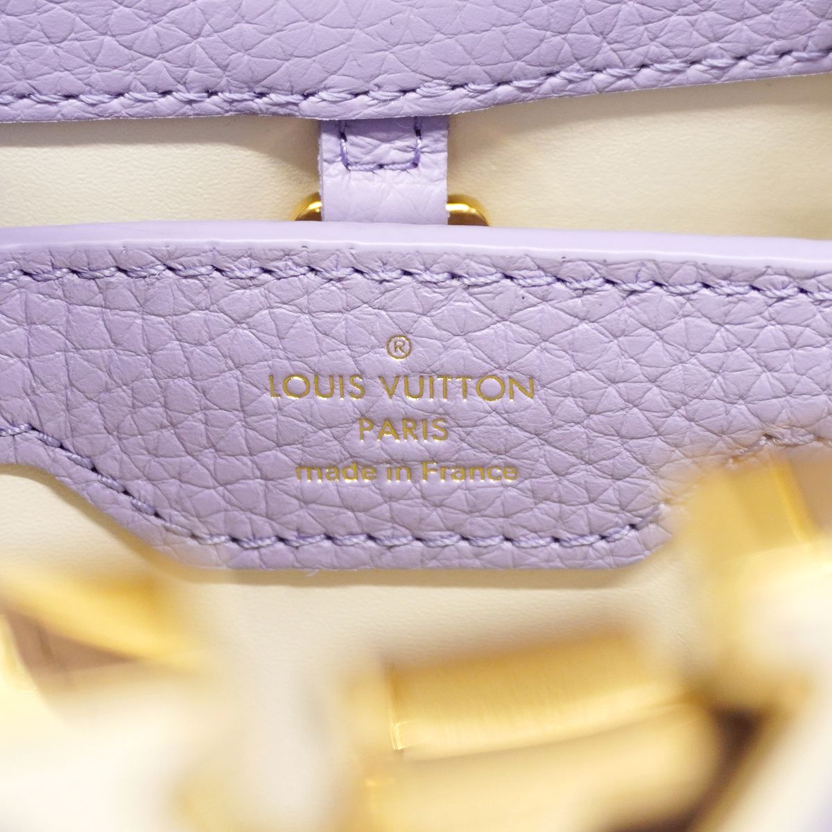 Louis Vuitton Handbag Taurillon Capucines BB Purple 2-Way — view 5