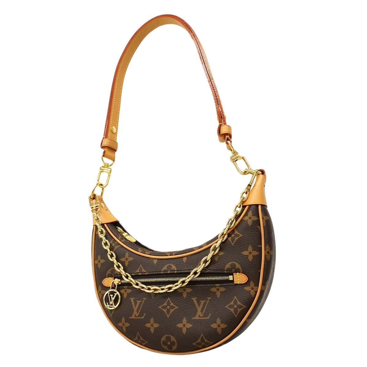 Louis Vuitton Handbag Monogram Loop Brown 2-Way