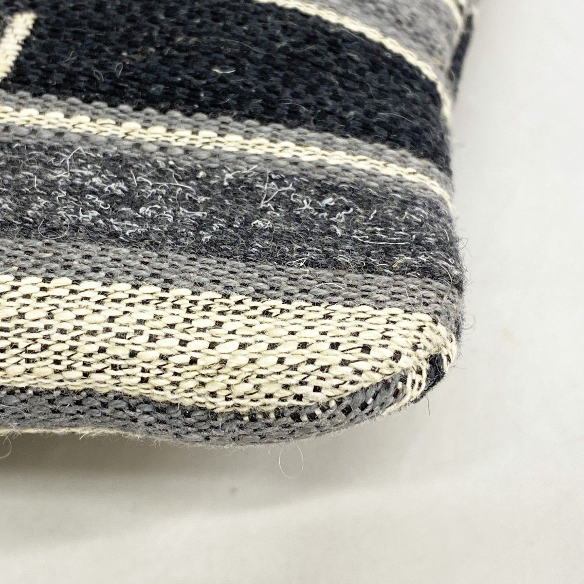 Chanel Clutch Deauville Canvas Black Gray Silver — view 8