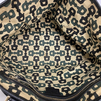 Gucci Tote GG Canvas Sherry Line Black Gold — view 4
