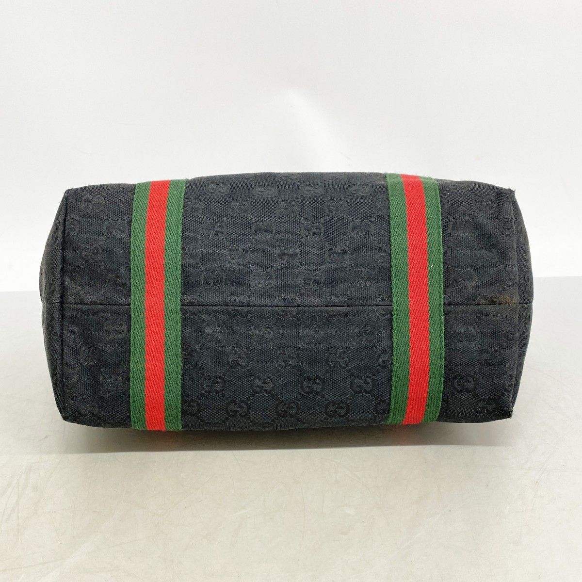 Gucci Tote GG Canvas Sherry Line Black Gold — view 3