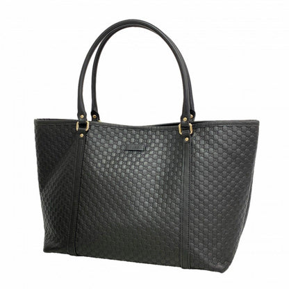 Gucci Tote Micro Guccissima Leather Black Gold