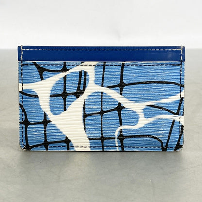 Louis Vuitton Card Case Epi Holder Sample Blue Multicolor — view 7