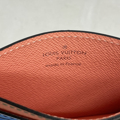 Louis Vuitton Card Case Epi Holder Sample Blue Multicolor — view 4