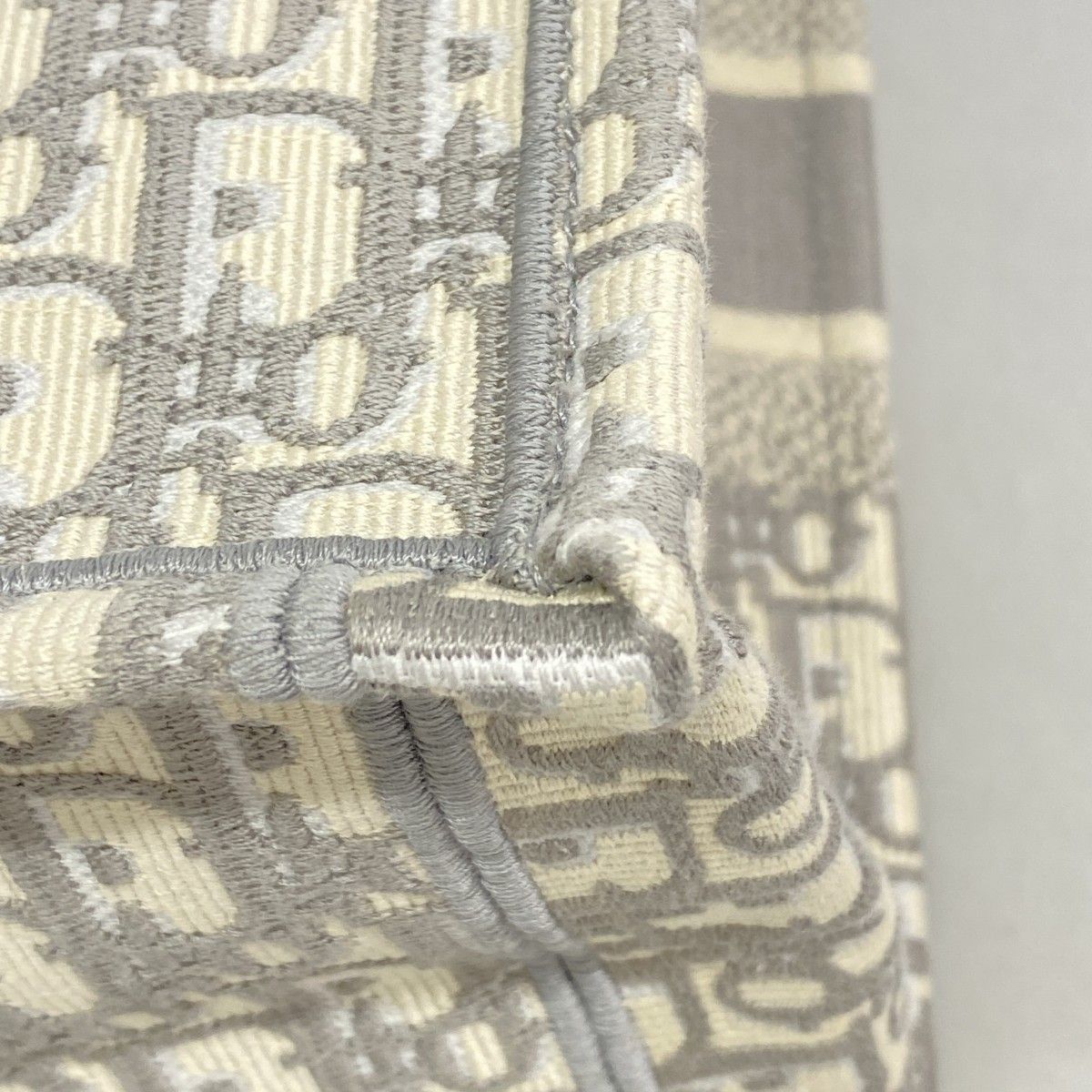 Dior Tote Trotter Book Canvas Gray — view 7