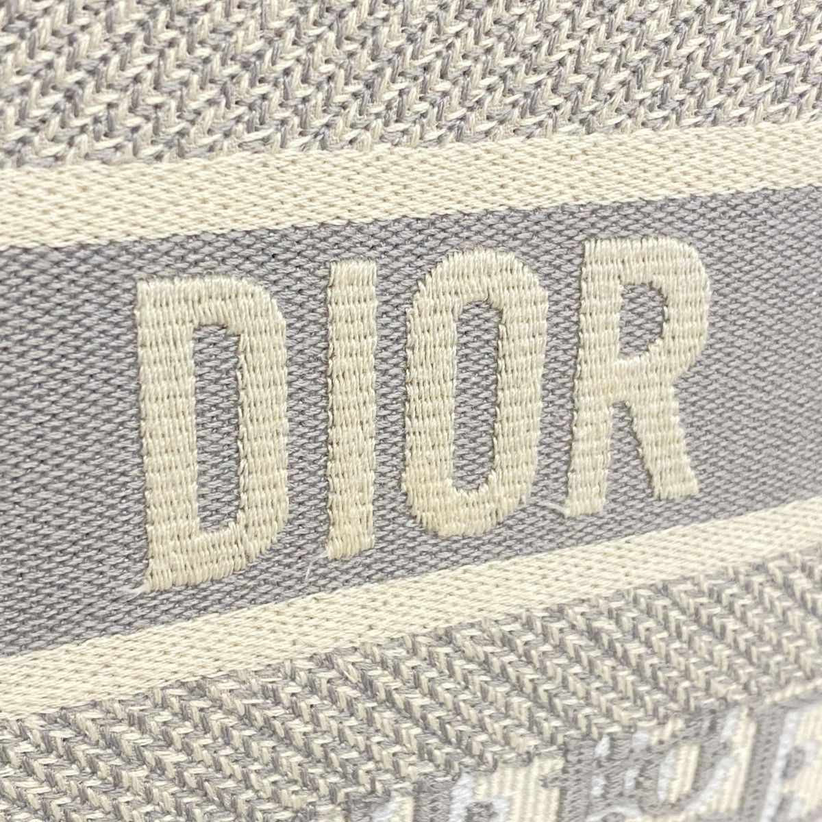 Dior Tote Trotter Book Canvas Gray — view 8