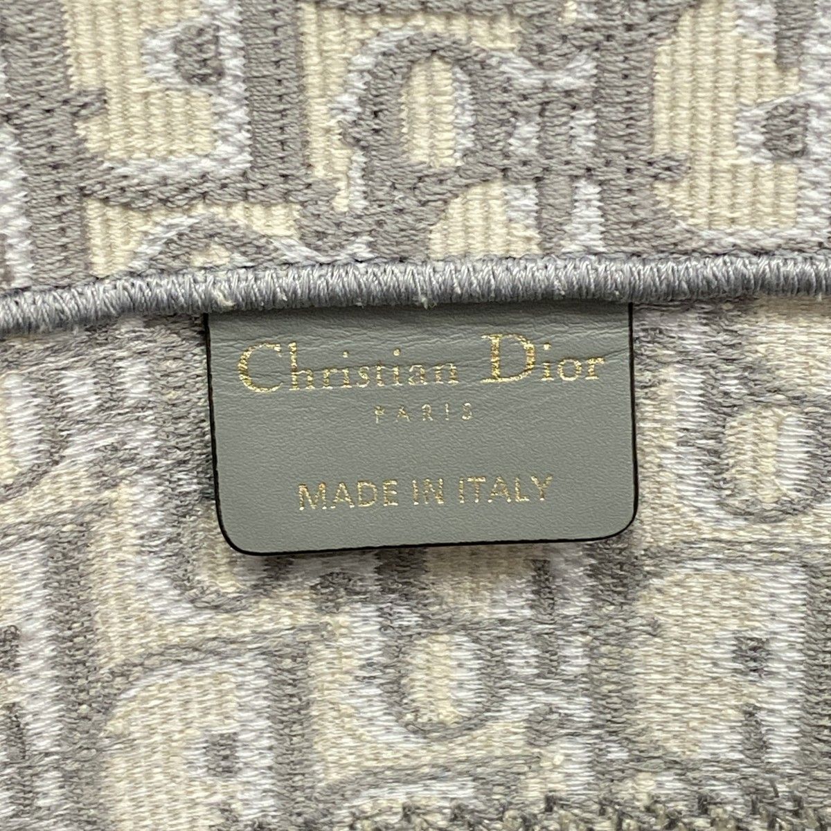 Dior Tote Trotter Book Canvas Gray — view 5
