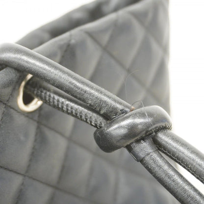 Chanel Tote Cambon Lambskin Black White Silver — view 9