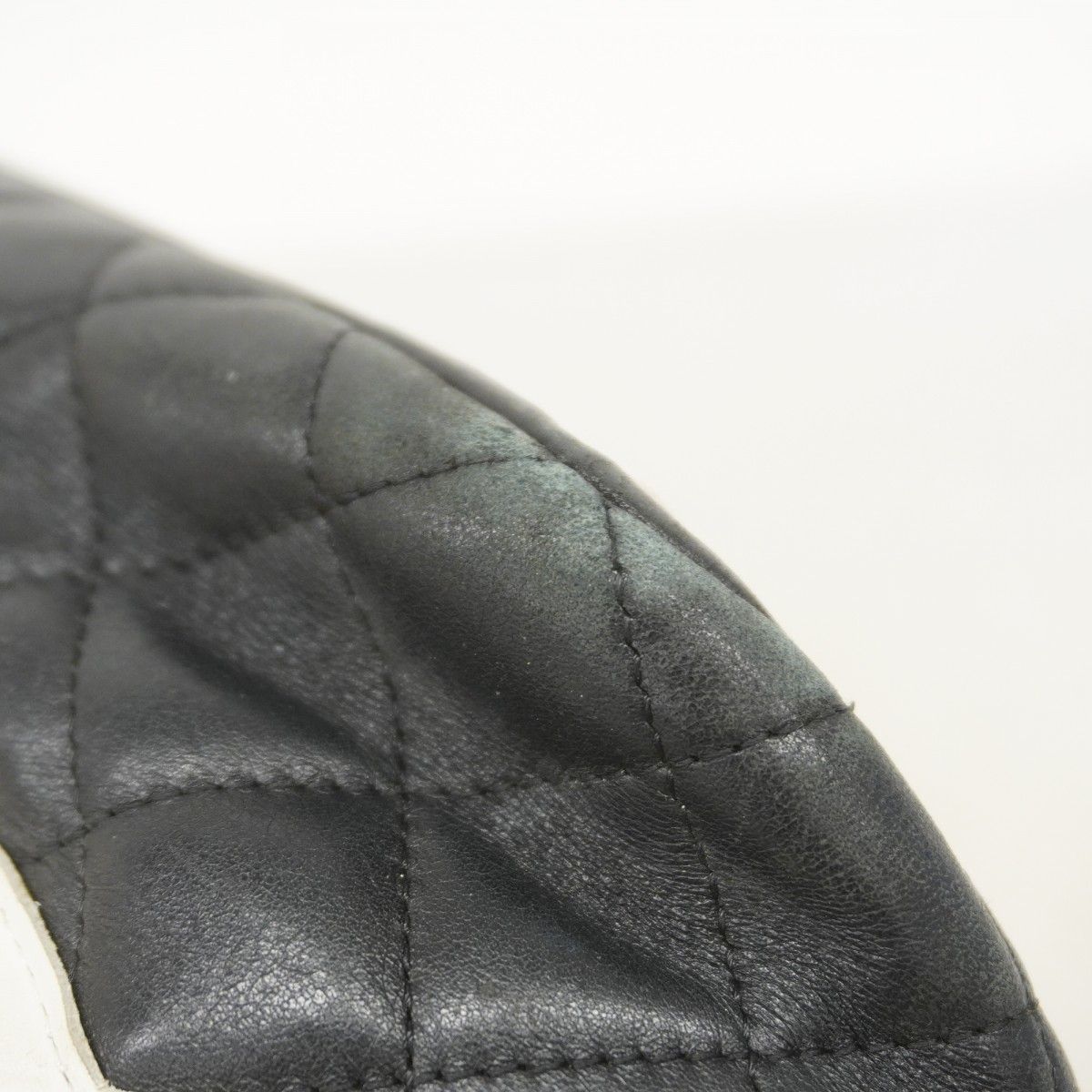 Chanel Tote Cambon Lambskin Black White Silver — view 7