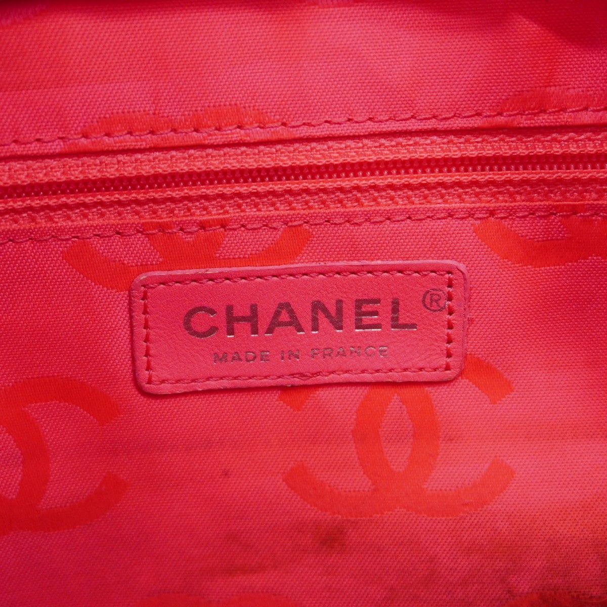 Chanel Tote Cambon Lambskin Black White Silver — view 5