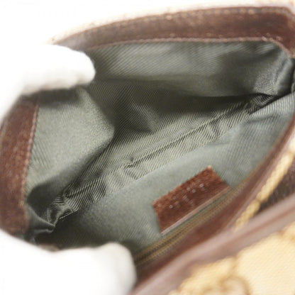 Gucci Waist Bag GG Canvas Brown Silver — view 4