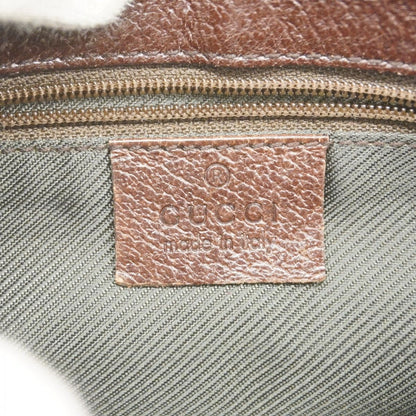 Gucci Waist Bag GG Canvas Brown Silver — view 5