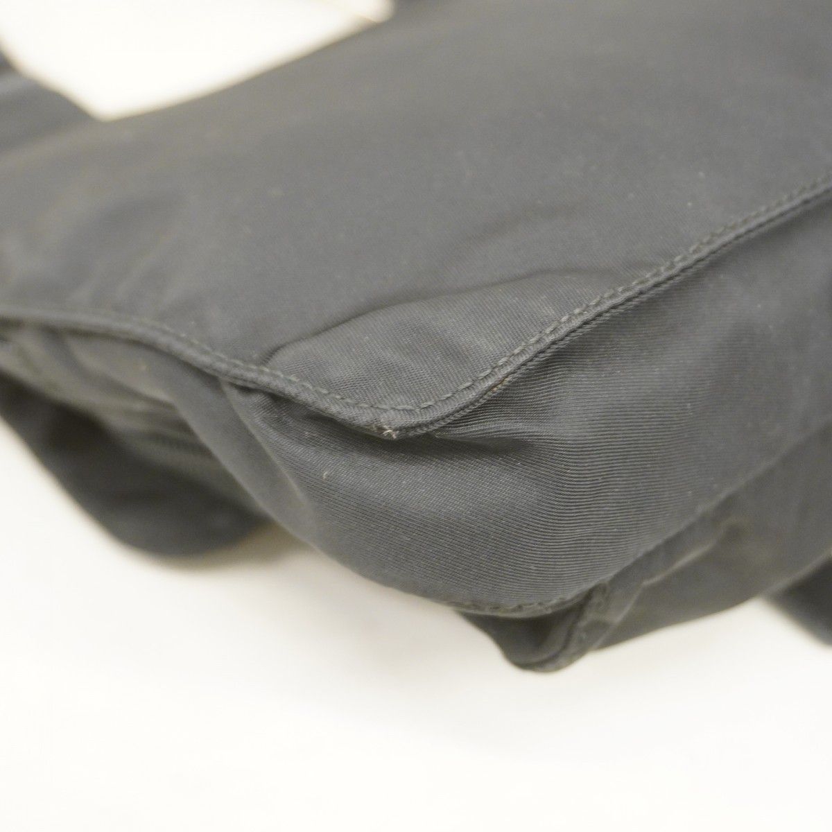 Prada Shoulder Bag Tessuto Nylon Black Silver — view 6