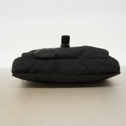 Prada Shoulder Bag Tessuto Nylon Black Silver — view 3