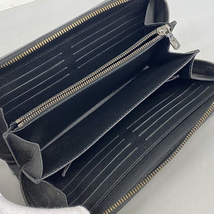 Louis Vuitton Wallet Monogram Eclipse Zippy XL Black Gray — view 4