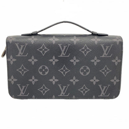 Louis Vuitton Wallet Monogram Eclipse Zippy XL Black Gray