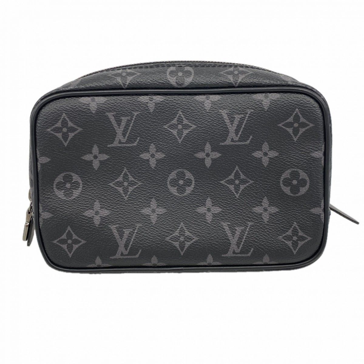 Louis Vuitton Pouch Monogram Eclipse Trousse Toilette PM Black Gray