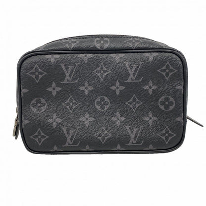 Louis Vuitton Pouch Monogram Eclipse Trousse Toilette PM Black Gray
