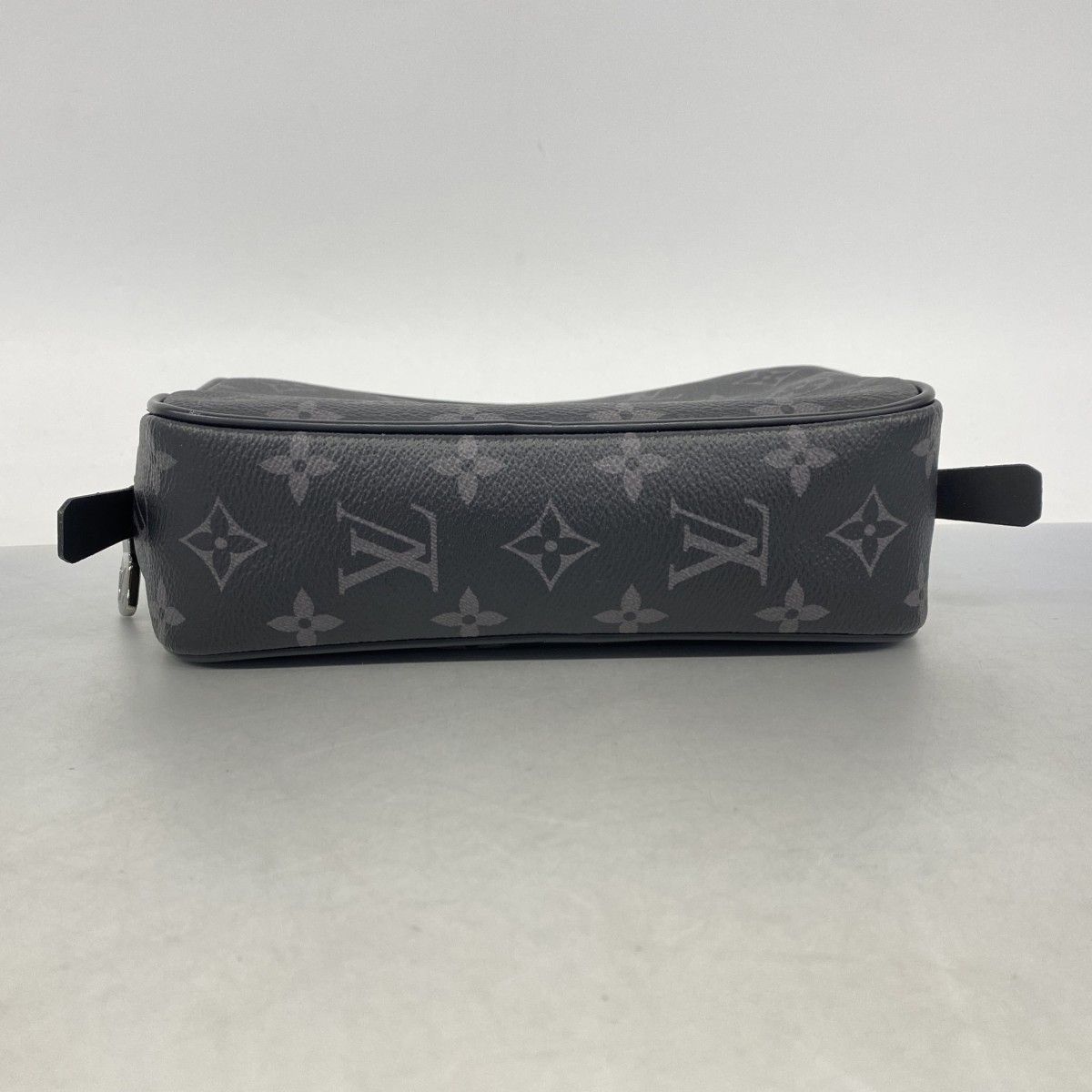 Louis Vuitton Pouch Monogram Eclipse Trousse Toilette PM Black Gray — view 3