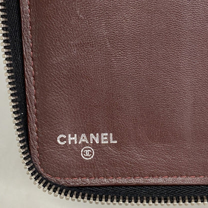 Chanel Wallet Quilted Lambskin Black Silver — view 4
