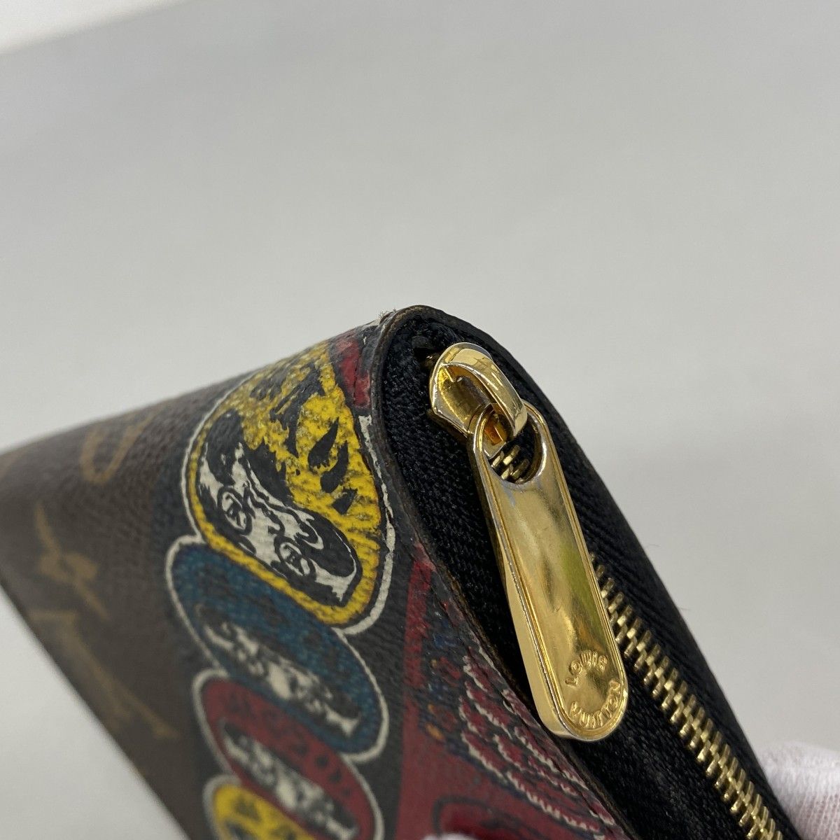 Louis Vuitton Coin Case Monogram Kansai Yamamoto Collaboration Zippy Purse — view 7