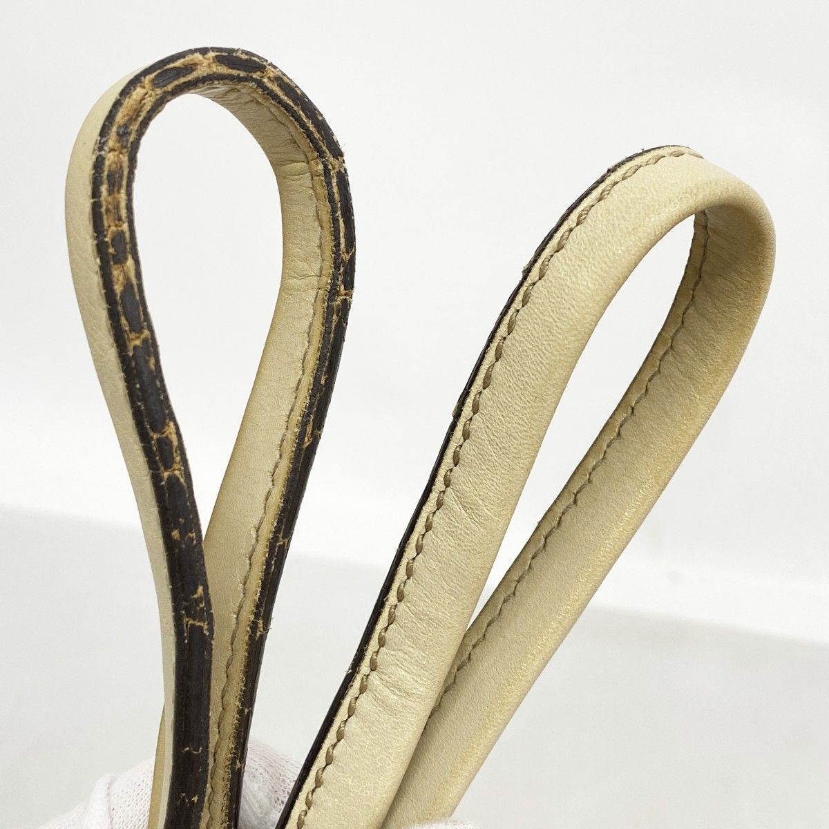Gucci Tote Guccissima GG Twins Leather Beige Gold Silver — view 7