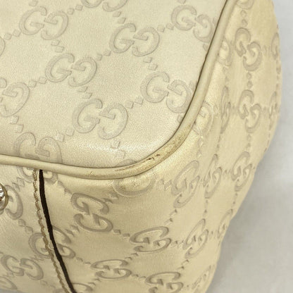 Gucci Tote Guccissima GG Twins Leather Beige Gold Silver — view 6