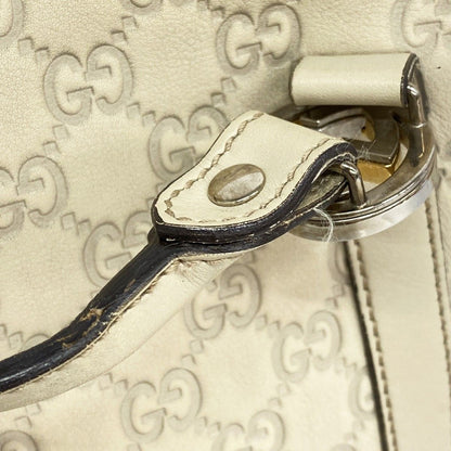 Gucci Tote Guccissima GG Twins Leather Beige Gold Silver — view 8