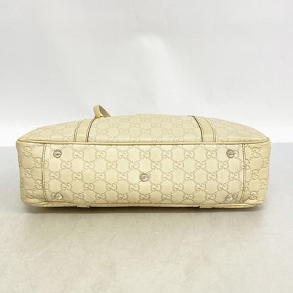 Gucci Tote Guccissima GG Twins Leather Beige Gold Silver — view 3