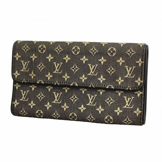 Louis Vuitton Trifold Wallet Monogram Mini Porte Tresor International Noir