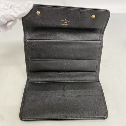 Louis Vuitton Trifold Wallet Monogram Mini Porte Tresor International Noir — view 3