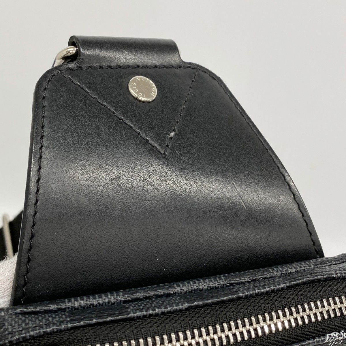 Louis Vuitton Belt Bag Damier Graphite Avenue Black Gray — view 7