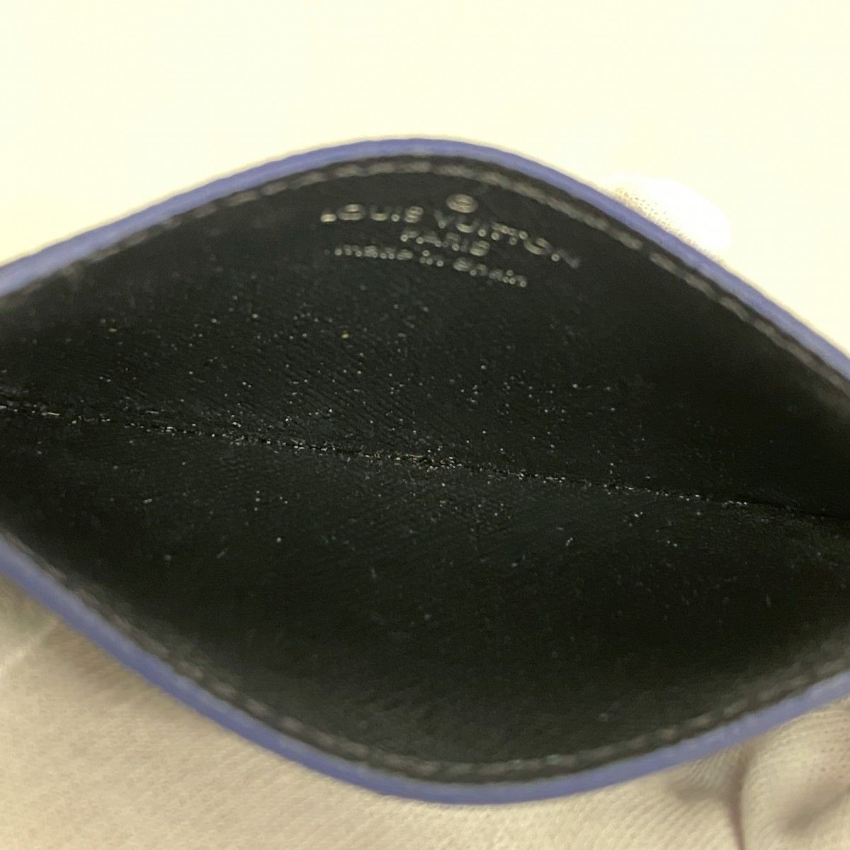 Louis Vuitton Card Case Damier Graphite Map Holder Sample Black — view 3