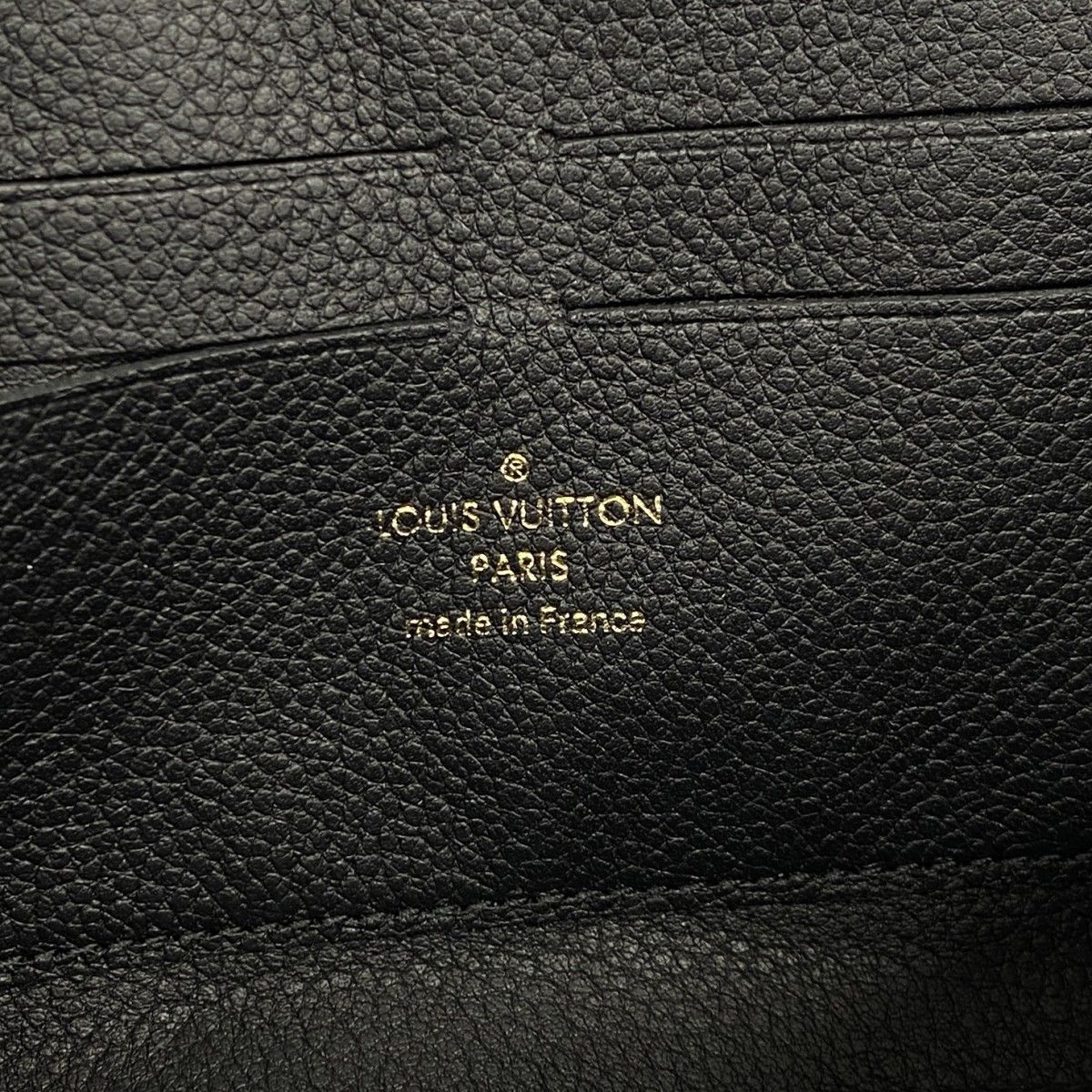 Louis Vuitton Wallet Monogram Empreinte Zippy Noir — view 4