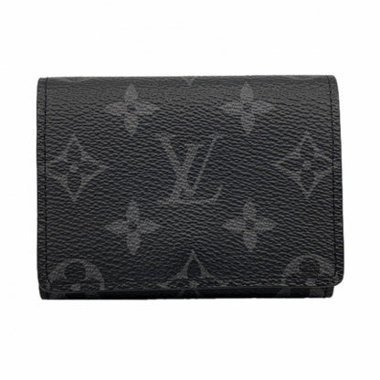 Louis Vuitton Card Case Monogram Eclipse Business Holder Black
