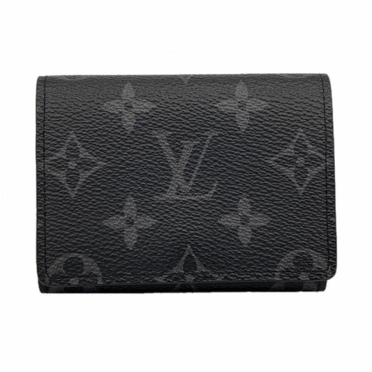 Louis Vuitton Card Case Monogram Eclipse Business Holder Black