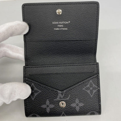 Louis Vuitton Card Case Monogram Eclipse Business Holder Black — view 3