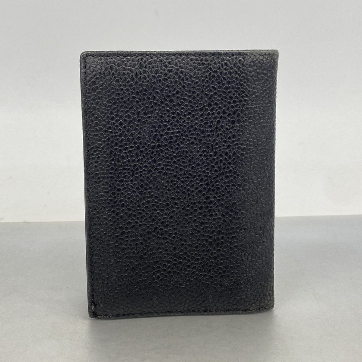 Chanel Card Case Caviar Leather Black Cles — view 8