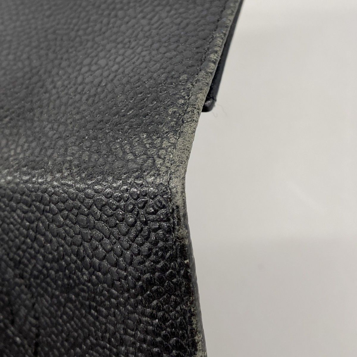 Chanel Card Case Caviar Leather Black Cles — view 5