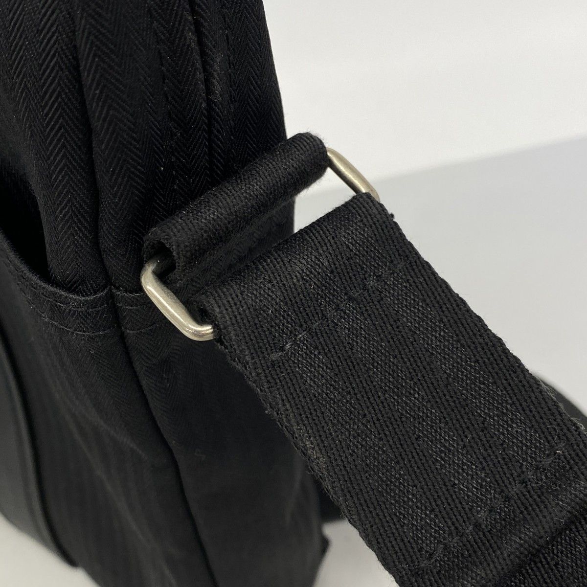 Hermes Shoulder Bag Acapulco Bandouliere PM Toilet Blanc Black Silver — view 8